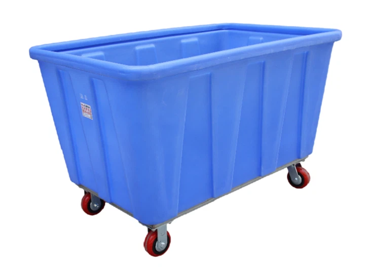 Hotel Plastic Laundry Trolley manufacturer