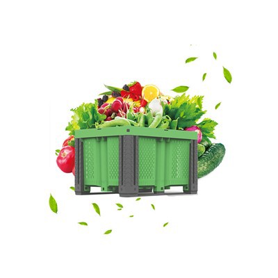 वेंटेड सॉलिड वेजिटेबल एंड फ्रूट पैलेट हाइब्रिड बिन